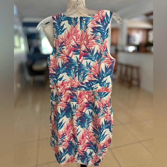 Forever 21 Multicolor Leaf Print Dress - Picture 3 of 3